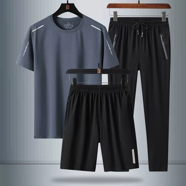 Dark gray [Three -piece set]