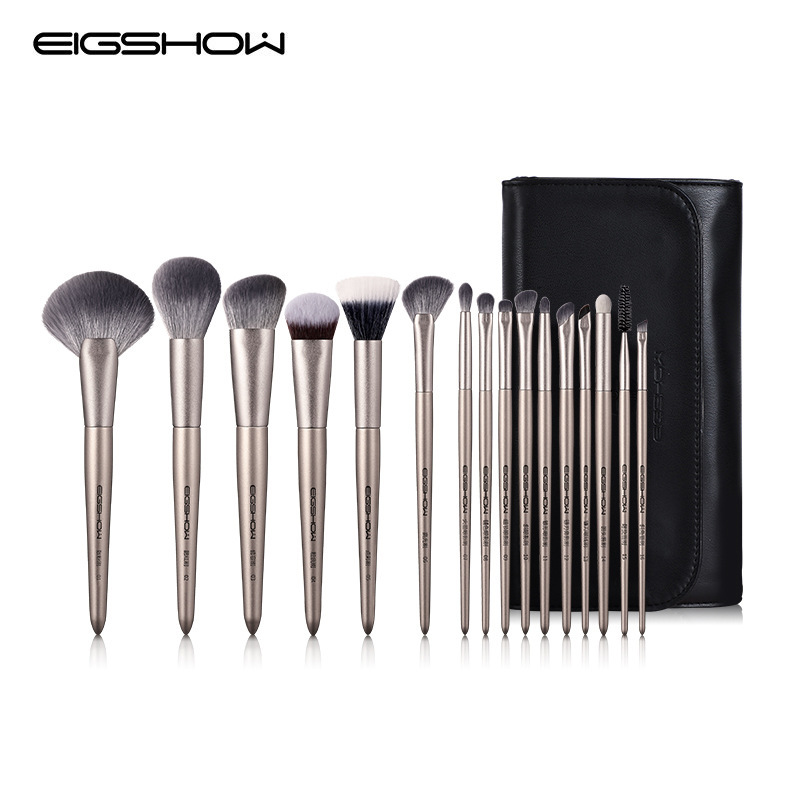 EIGSHOW 16 makeup brush suit full set of genuine goods soft hair eye shadow brush E show makeup artist tool set brush