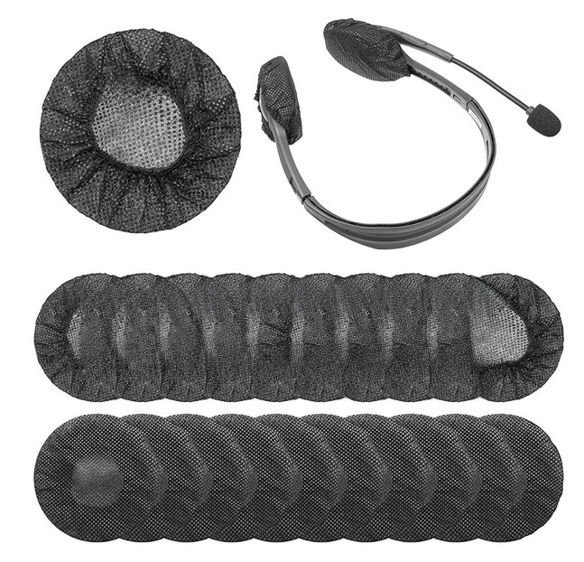 100 one -time strip headset cover 100/pack non -woven elastic…