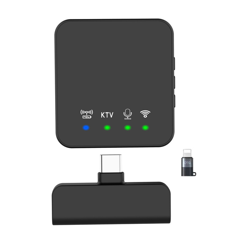 Modelo privado inalámbrico collar clip micrófono con Bluetooth acompañamiento karaoke video en vivo radio reducción de ruido