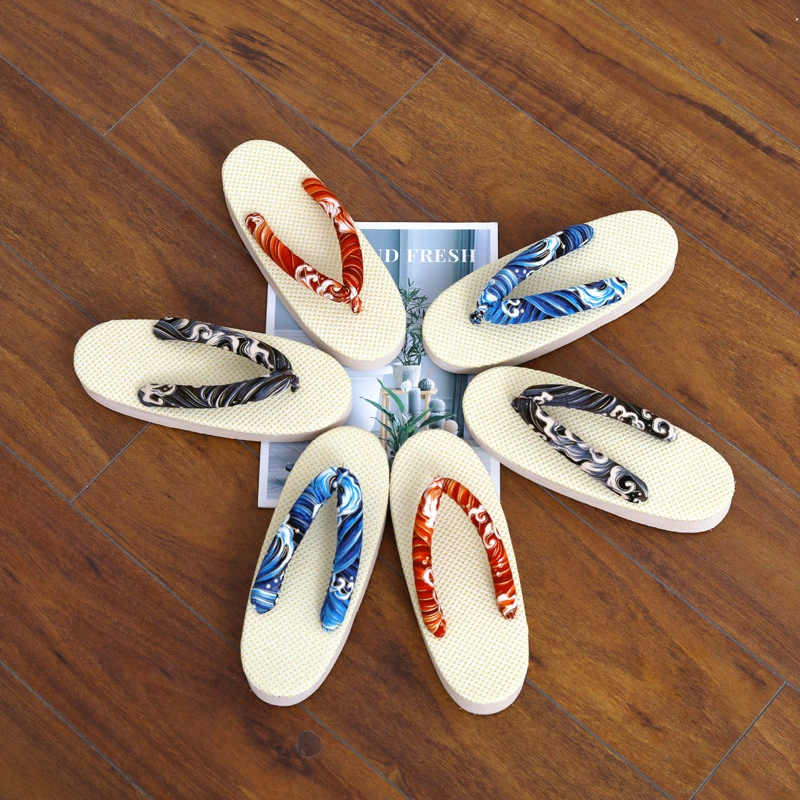 Соломенные шлепанцы на мягкой подошве из искусственного сабо в японском стиле, фото на толстой подошве, фотография путешествий COS и обувь для униформы, цельная доставка