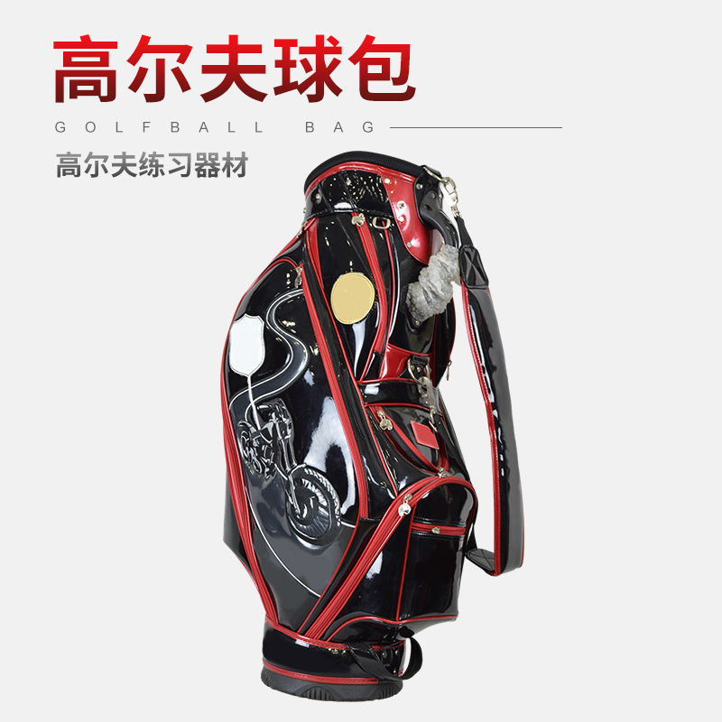 Alta transfronteriza Erfu bola bolsa PU compuesto ligero vino bolsa soporte bolsa portátil motocicleta bolsa de golf