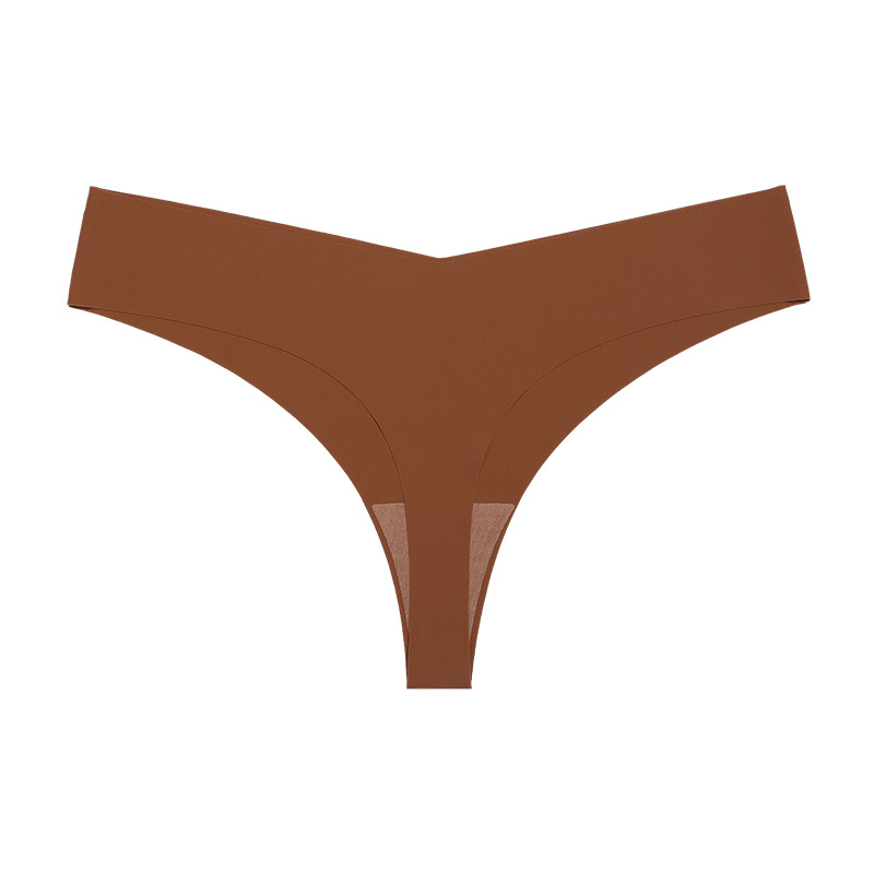 Ropa interior sexy europea y americana de talla grande para mujer, tanga sexy transpirable de cintura baja, ropa interior invisible sin costuras de una pieza para fitness.