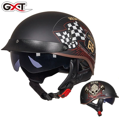 Motosiklet kaskı (dəbilqə) – Lightweight Summer Helmet with Inner - skull-emperor-66-m