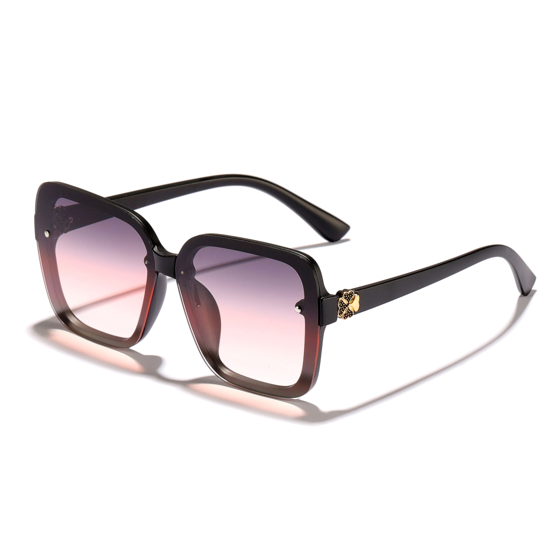 2024 nuevas gafas de sol de lujo ligeras con marco generoso transfronterizo para mujeres, modelos de pasarela europeos y americanos, gafas de sol al aire libre de moda de moda