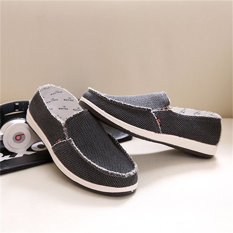 Herren-Sneakers aus Canvas mit Fußgewölbeunterstützung, leichte Sneakers, Schuhwerk_voghion.com