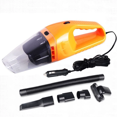Car vacuum cleaner with high power and strong suction 120W 12V, suitable for both dry and wet use in cars