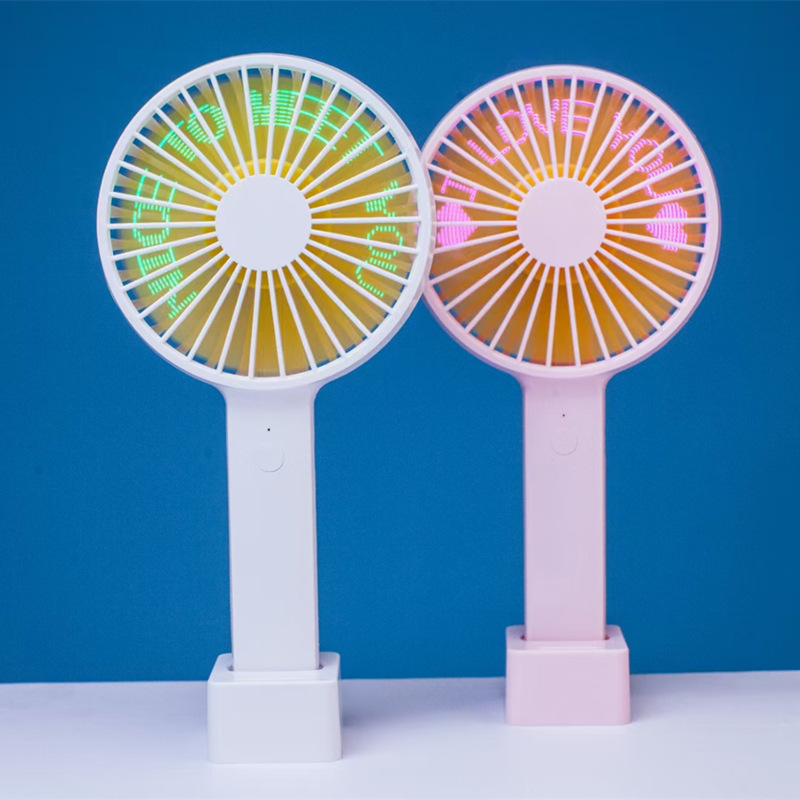 Ventilador portátil 2022N9, mini ventilador de escritorio para estudiantes, carga USB, LED, plegable, modelo mini