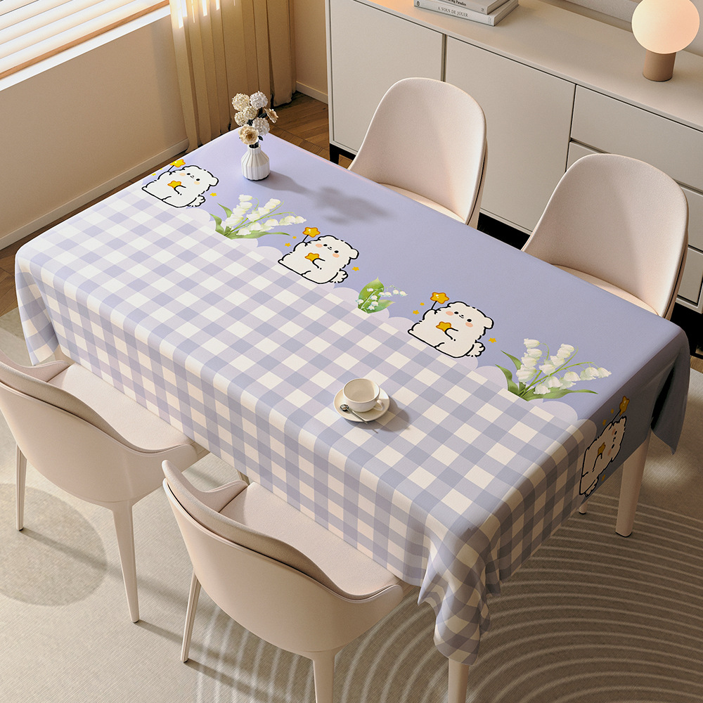 Toal de mesa sin lavado a prueba de agua a prueba de aceite a prueba de quemaduras rectangular 2025 nuevo toal de mesa de comedor de PVC de alta calidad toal de mesa de té