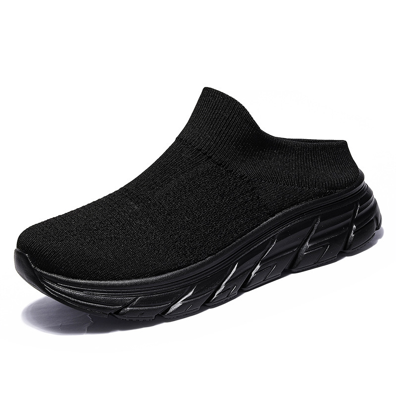 Mules Deportivos para Hombre Talla 46-47 de Tejido Volador y MD Transpirable para Ocio
