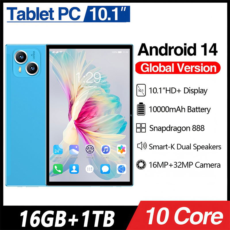 Android Tablet with Sim Card Slot I16, Direct Sales from the Manufacturer, Shopee, Meike, Aliexpress, 5g Full Network Compatibility