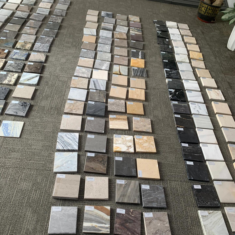 Selected Home Decoration Natural Marble Selection Xingyao Grey Yugoslav White Stone Sample Sample Designer