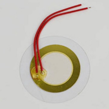 直径 35MM厚铜焊线60MM点胶贴49MM  PVC膜压电式带线蜂鸣片