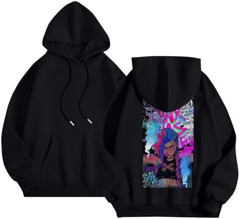 Hoodie for Men Women Arcane League of Legends Art Print Arca