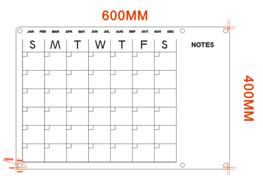 600*400 광고 네일 캘린더 보드