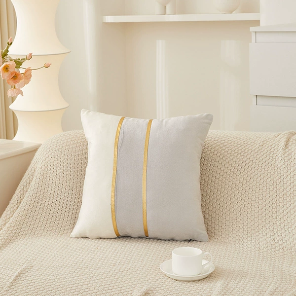 Double gold thread-light gray