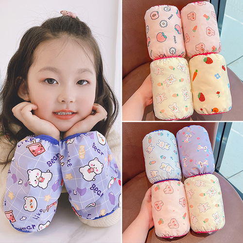 Baby sleeves waterproof and anti-fouling baby winter children's sleeves eating oil-proof sleeves for boys and girls girls sleeves