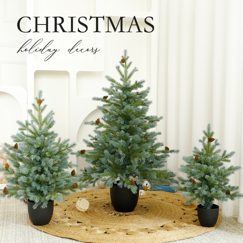 Amazon nuevo árbol de Navidad PE decoración doméstica decoración de ventanas decoración de Navidad atmósfera de Navidad diseño de escena