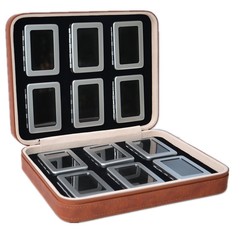 Premium Jewelry & Accessories Store: Portable Leather Zipper Case for Storing and Displaying Loose Diamonds and Colored Gemstones—Factory Sale Price