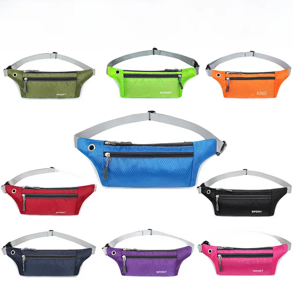 Outdoor Fashion Running Leisure Sports Waist Bag Invisible Diagonal Sports Shoulder Bag Printed Close-Fitting Mobile Phone Waist Bag