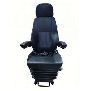 Engineering Machinery Equipment Seat Manufacturer Direct Sales Two-Point Safety Belt Mechanical Suspension Shock-Absorbing Seat Crane Seat