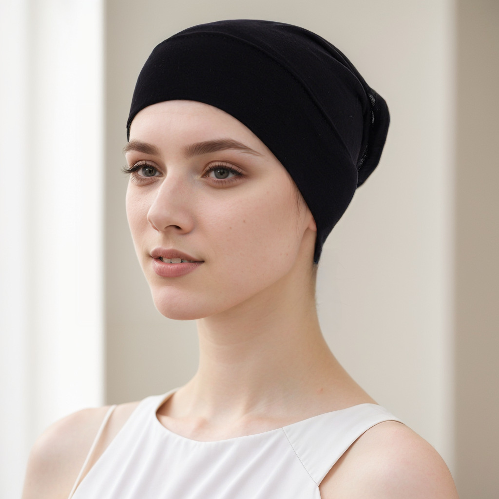 Muslim hat Multi-color elastic mercerized cotton bottom cap cap_voghion.com