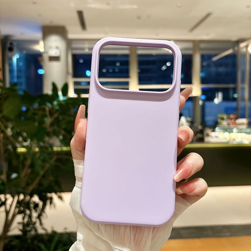 适用iPhone17Promax手机壳液态硅胶内置磁吸苹果17纯色防摔保护套|undefined
