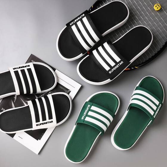 2024 New Summer Casual Couple Men's Outer Wear Beach Shoes Thick Bottom Fashionable Home Women Sandals