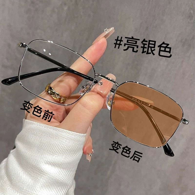 Старинная литература позолоченная рамка ф frame Нетерпеливые очки продукты 50-600 обрезки миопия анти-голубой луч плоские