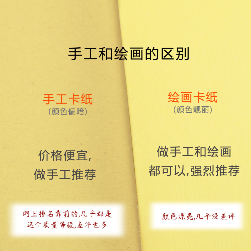 主图模板卡纸-对比