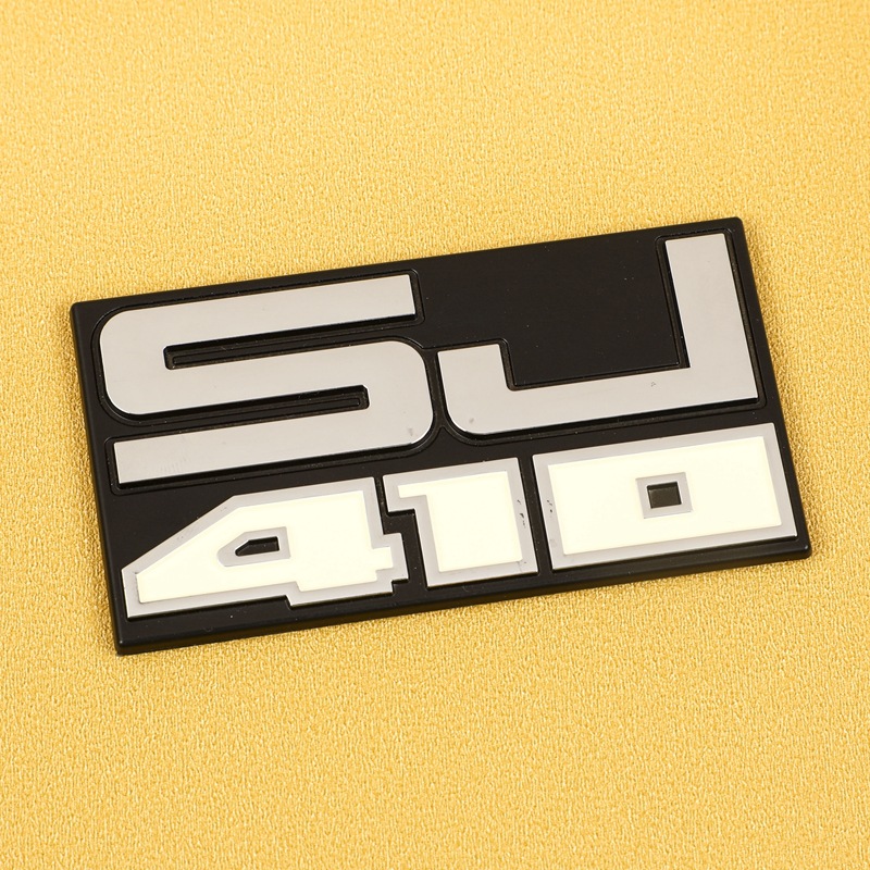 厂家批发abs汽车尾标 方向盘镀铬可印logo 4s店汽车广告铭牌制作