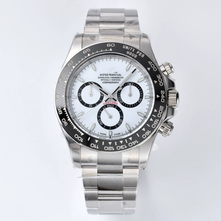 Часы C factory с кросс-граничной доставкой, механизм Laojia Log Daytona 4131, многофункциональный хронограф, корпус из нержавеющей стали 904L