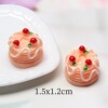 Realistic resin, cream food play, doll house with accessories, family toy, wholesale, handmade