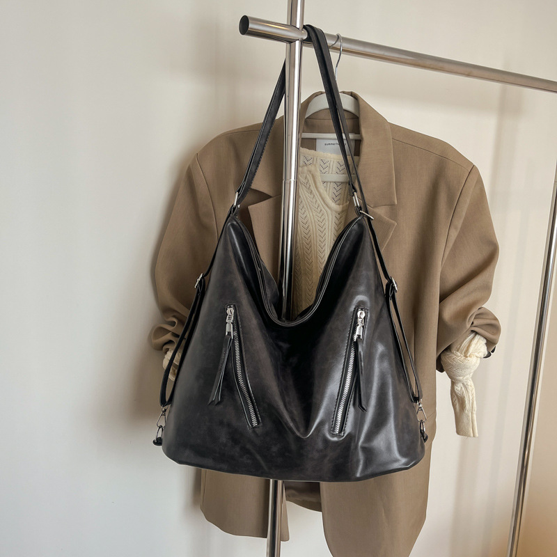 Invierno nueva mochila de gran capacidad de textura sólida coreana 2024 mochila de viaje a la moda de mochila de trabajo