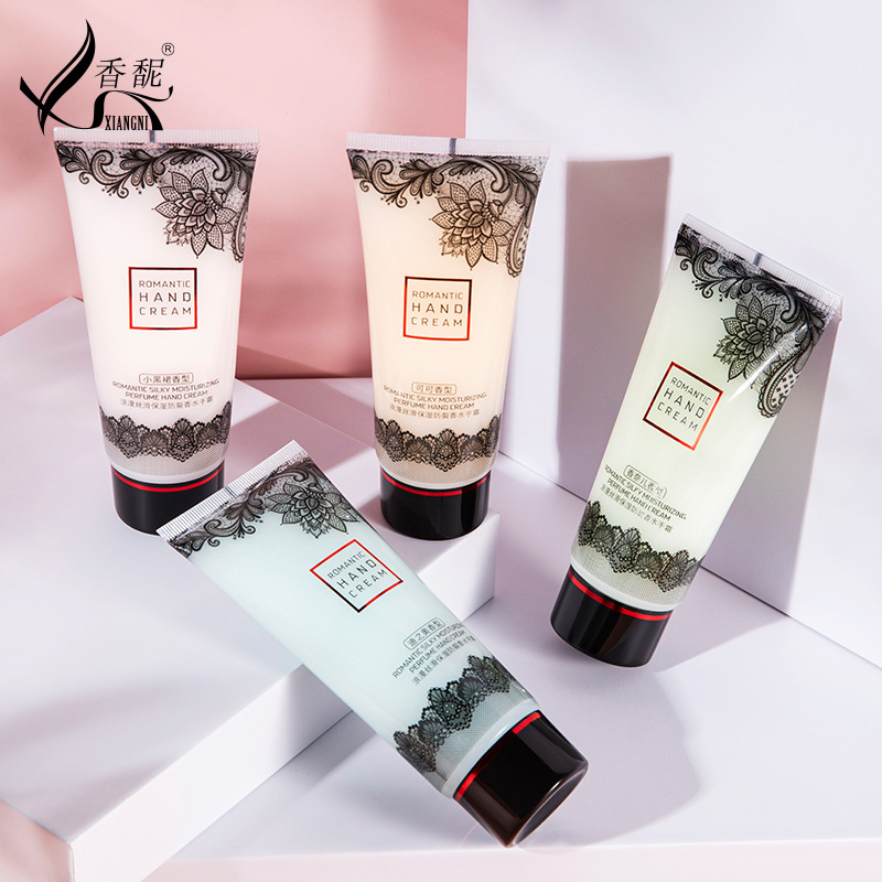 香馜爛漫絲滑保濕防裂香水護手霜100g手部護理滋潤持久留香保濕