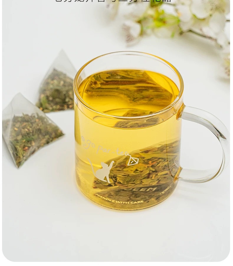 Osmanthus Longjing Tea Bags Gui Hua Long Jing 60 Pyramid Bags Cold Brew Office Wellness Tea 180g key features