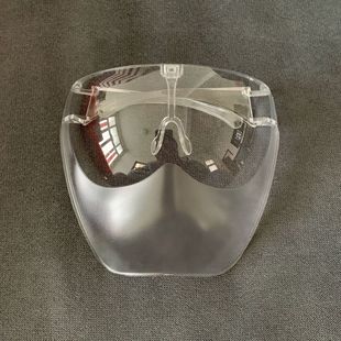 New matte anti-fog mask transparent protective glasses windproof anti-droplet mask face shield cross-border explosions