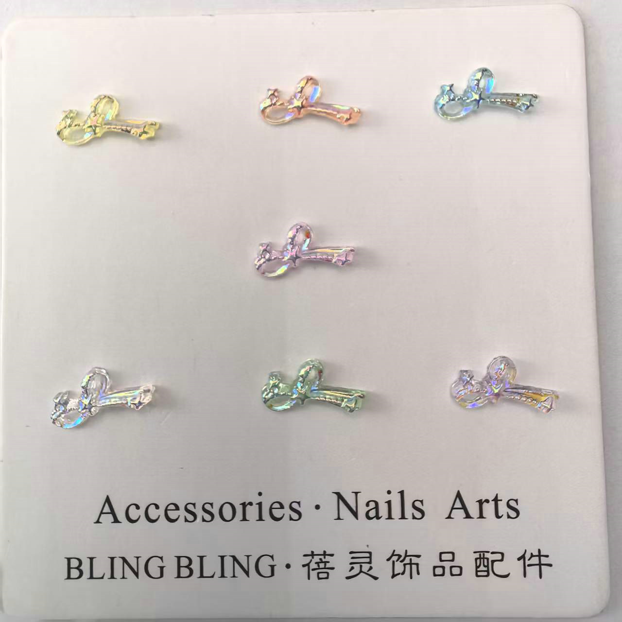 极光蝴蝶结美甲饰品批发_10.jpg