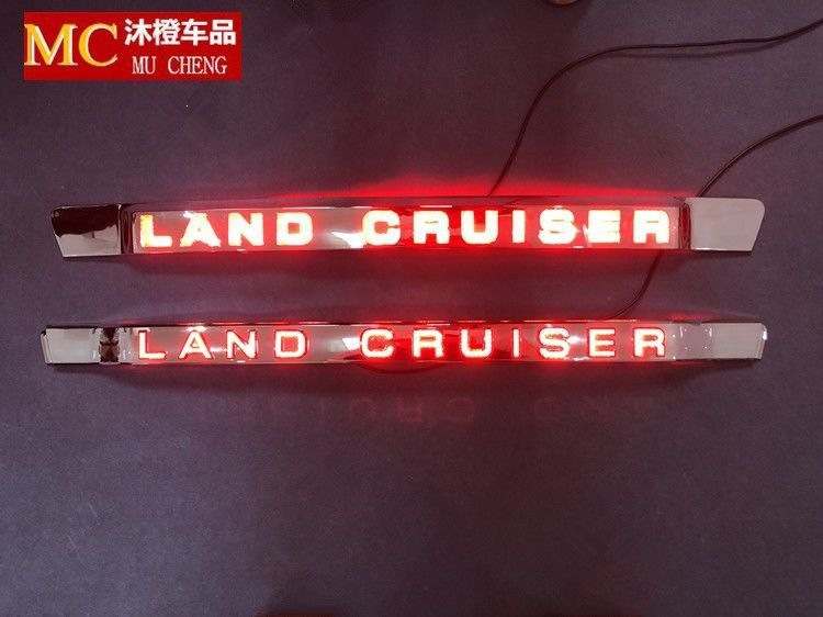 Suitable for 08-20 Toyota Land Cruiser Rear Tailgate Trim Strip with Lights, Land Cruiser Led Rear Brake Light Modification
