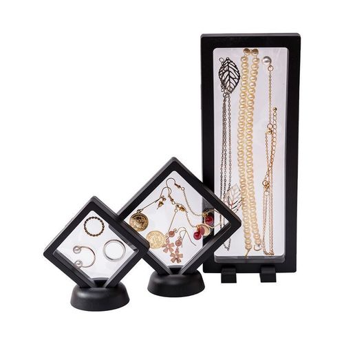 PE film suspended jewelry box watch accessory packaging badge specimen display dustproof oxidation-resistant earring pin necklace box
