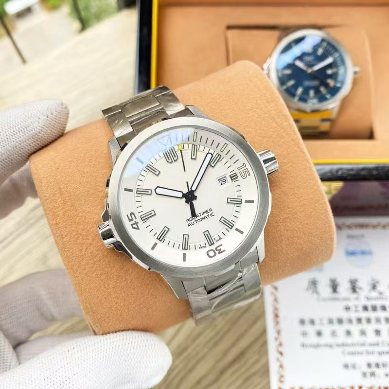 万家海洋系列多功能六针双历胶带钢带全自动机械男士腕表 速卖通