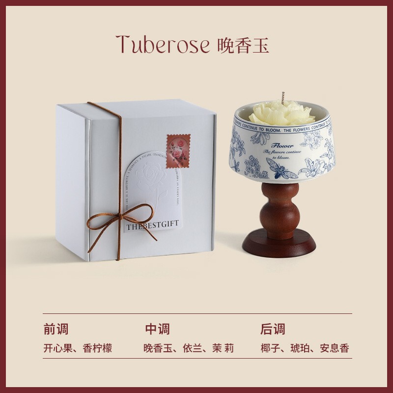 ツバキの花香薫ろうそく礼箱結婚お土産高級誕生日プレゼント大豆ワックス香薫雰囲気感置物|undefined