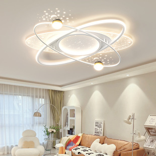 Living room lights modern simple atmosphere light luxury 2024 new star top ceiling lights Zhongshan lamps direct sales three colors