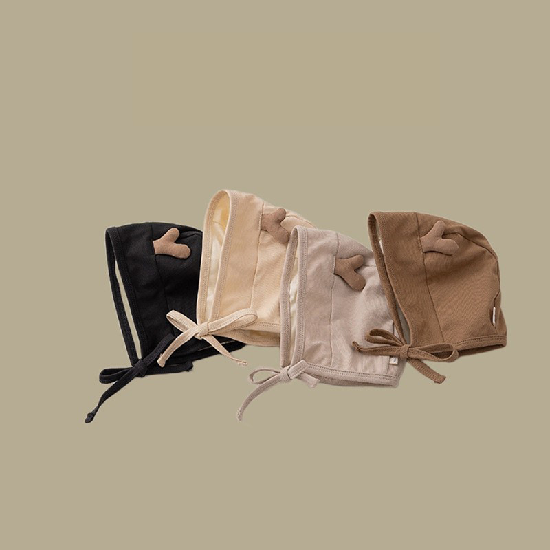 Sombreros para bebés primavera y otoño lindos gorros de bolsillo para bebés, gorras de protector de orejas para bebés, gorras de bolsillo para recién nacidos
