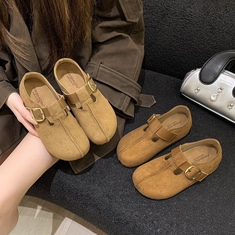 Women's 2025 New Autumn Thick-Soled Slip-On Versatile Shoes with Internal Height Increase, Birkenstock Style, Cute and Quirky Loafers Women's 2025 New Autumn Thick-Soled Slip-On Versatile Shoes with Internal Height Increase, Birkenstock Style, Cute and Quirky Loafers