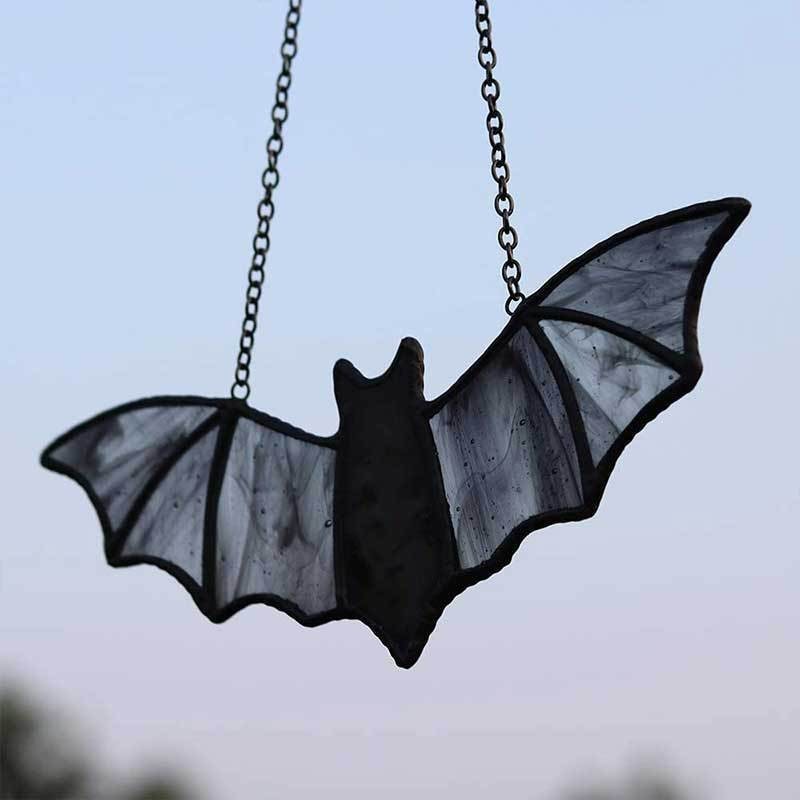 Nightclub, Party Occasion Acrylic Material Halloween Funny Bat Arylic Nightclub Party Hanging Ornaments Party Supplies Decorations 1 Piece
