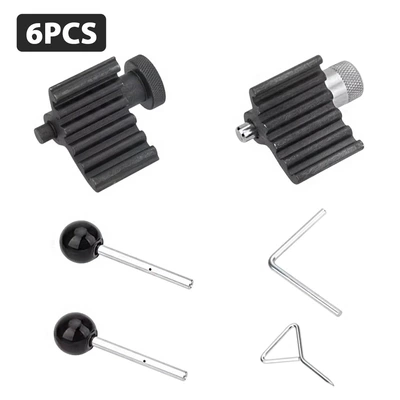 6-Piece Diesel Engine Timing Tool Kit for Auto Repair, Specifically for Fixing the Crankshaft of Volkswagen and Audi Engines (Mühərrik alətləri) - diesel-engine-timing-tool-kit