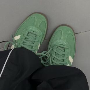 ����ЬHANDBALL SPEZIAL��Ь��Ů���ϵ�ӖЬ���~��У�@Ƥ��С��Ь