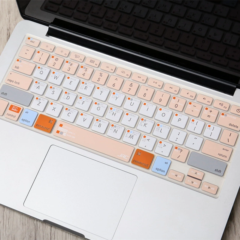 Накладка‑клавиатура (Apple) для MacBook Air/Pro — коралловая, серая, «звёздная» чёрная; для многих моделей