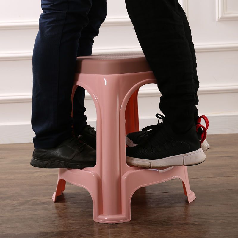 Taburete de plástico taburete pequeño para el hogar, silla de restaurante para adultos, taburete de plástico, banco pequeño engrosado, taburete para cambiar zapatos, taburete cuadrado, taburete alto